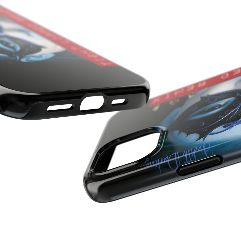 "Judith Darling" By Tattooed Balloon Now in the Palm of you hand!, Unique Phone Cover (Black)