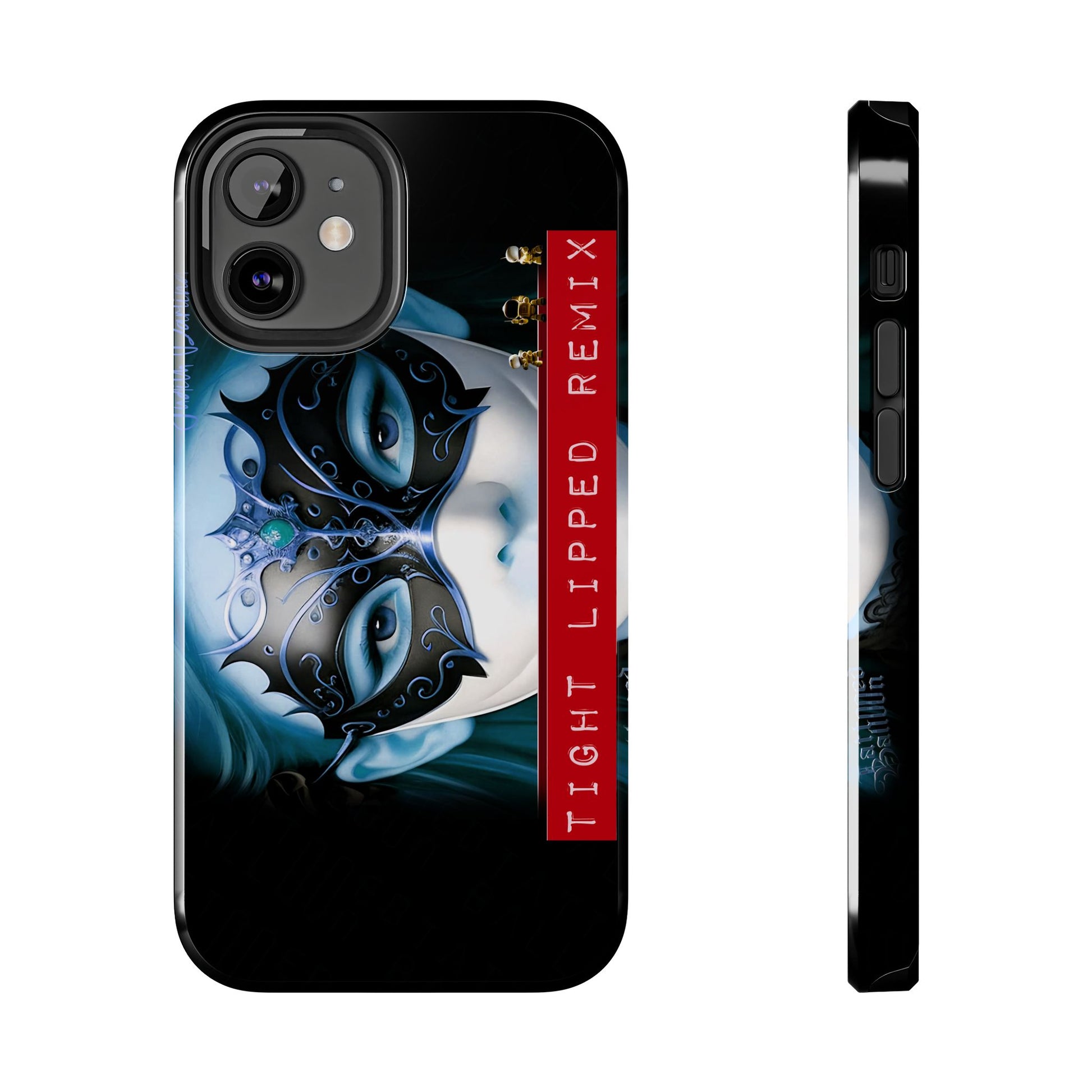 "Judith Darling" By Tattooed Balloon Now in the Palm of you hand!, Unique Phone Cover (Black)