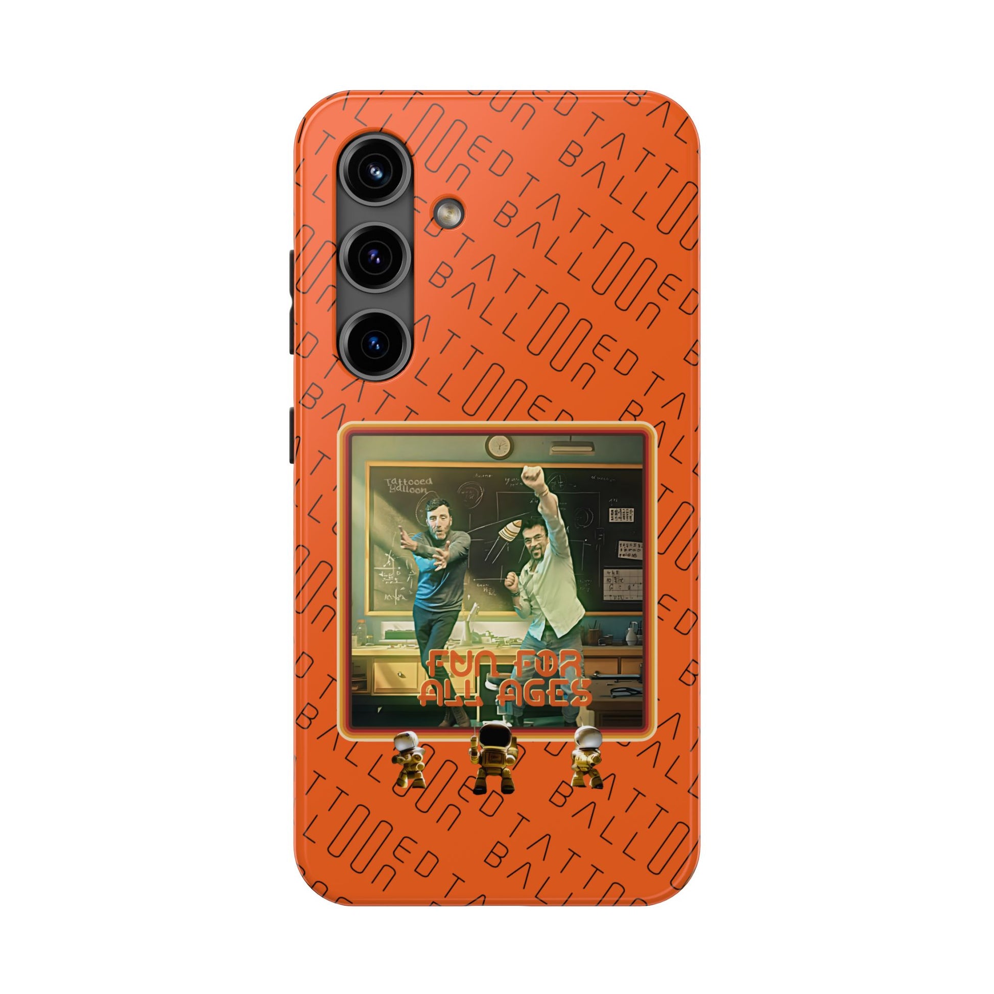 Hypersonic By Tattooed Balloon Now in the Palm of you hand!, Unique Phone Cover Orange