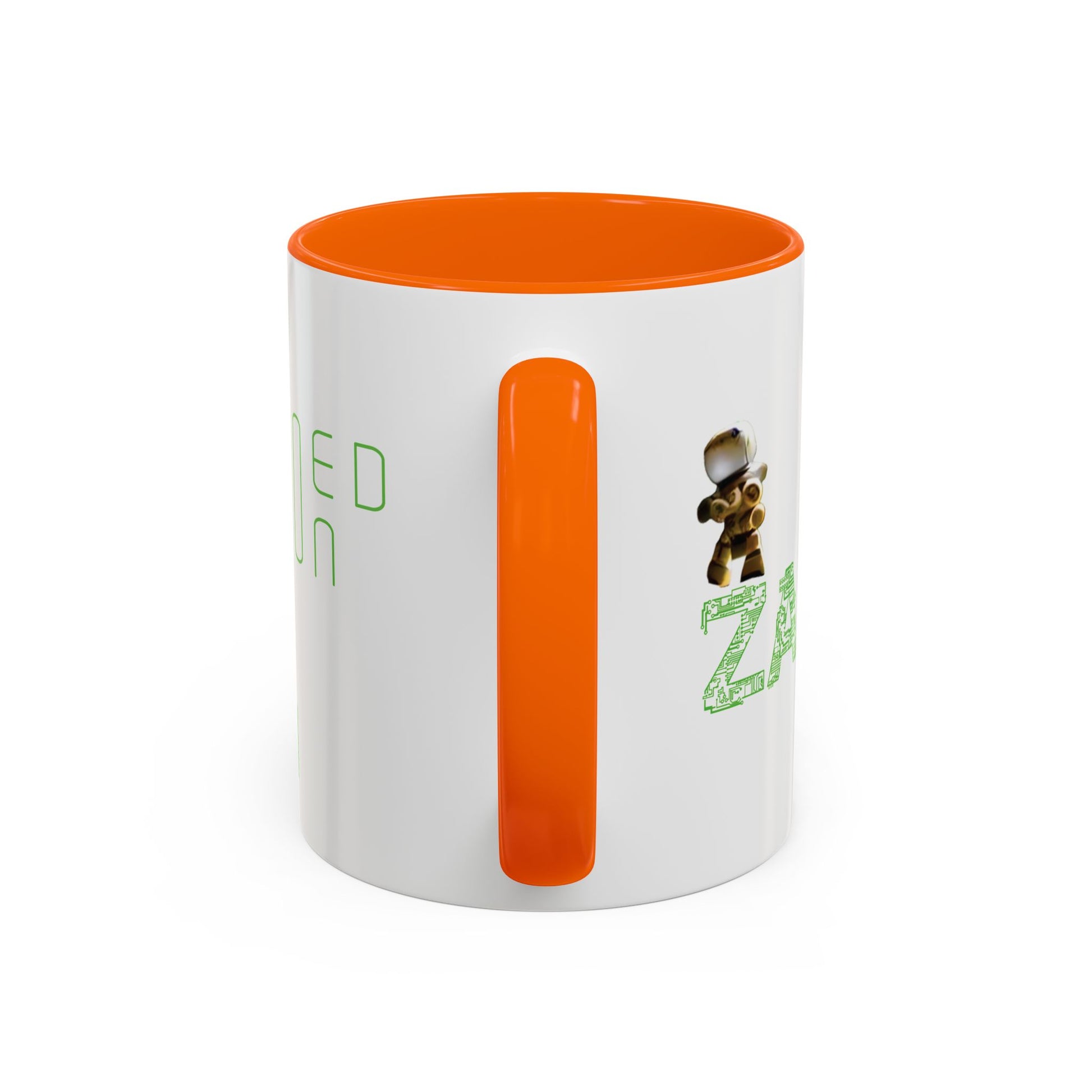 "Zapper" by Tattooed Balloon, Accent Coffee Mug for TB Lovers.