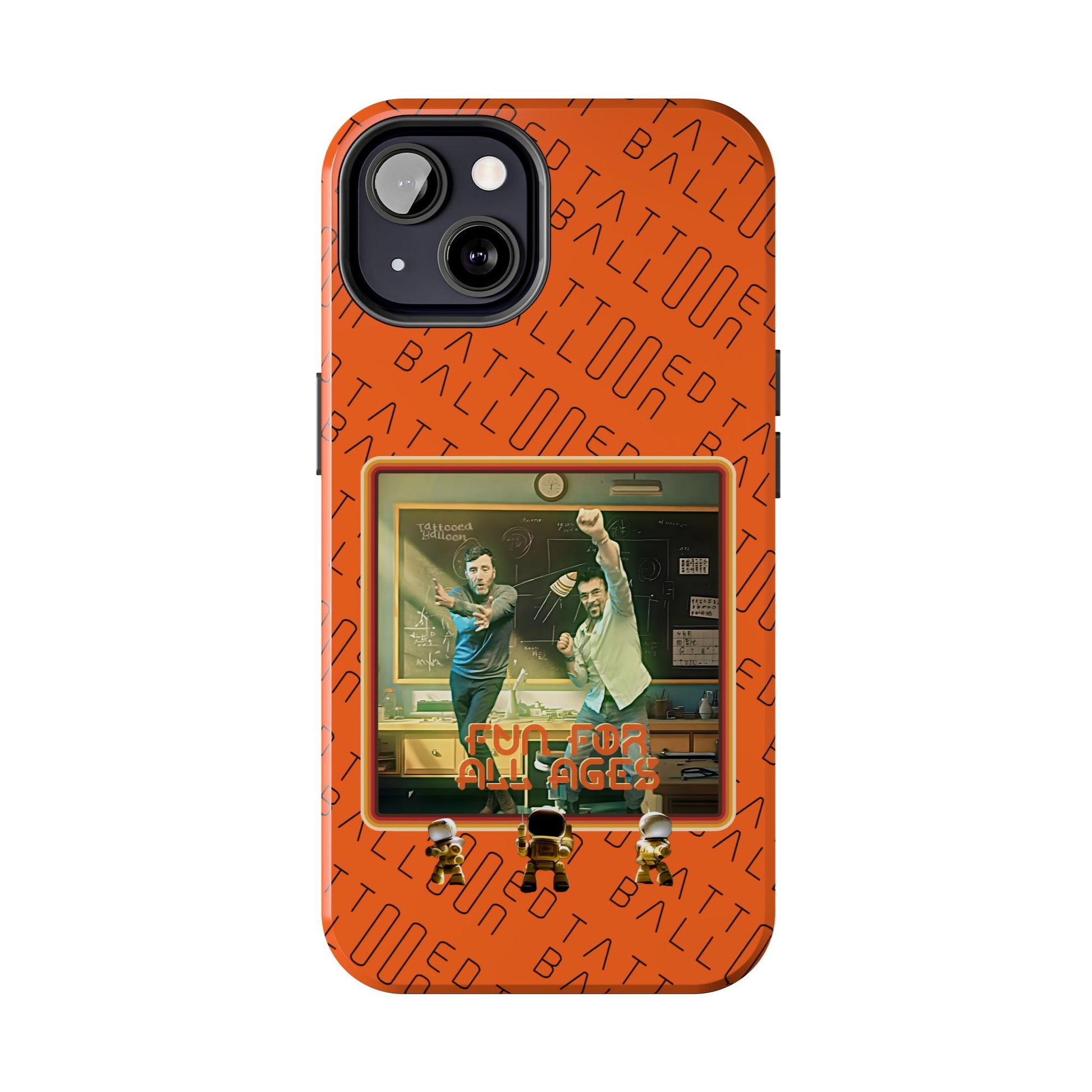 Hypersonic By Tattooed Balloon Now in the Palm of you hand!, Unique Phone Cover Orange