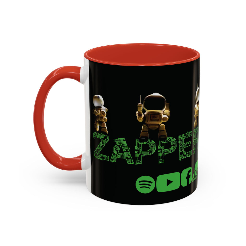 "Zapper" by Tattooed Balloon,  Accent Coffee Mug for TB Lovers