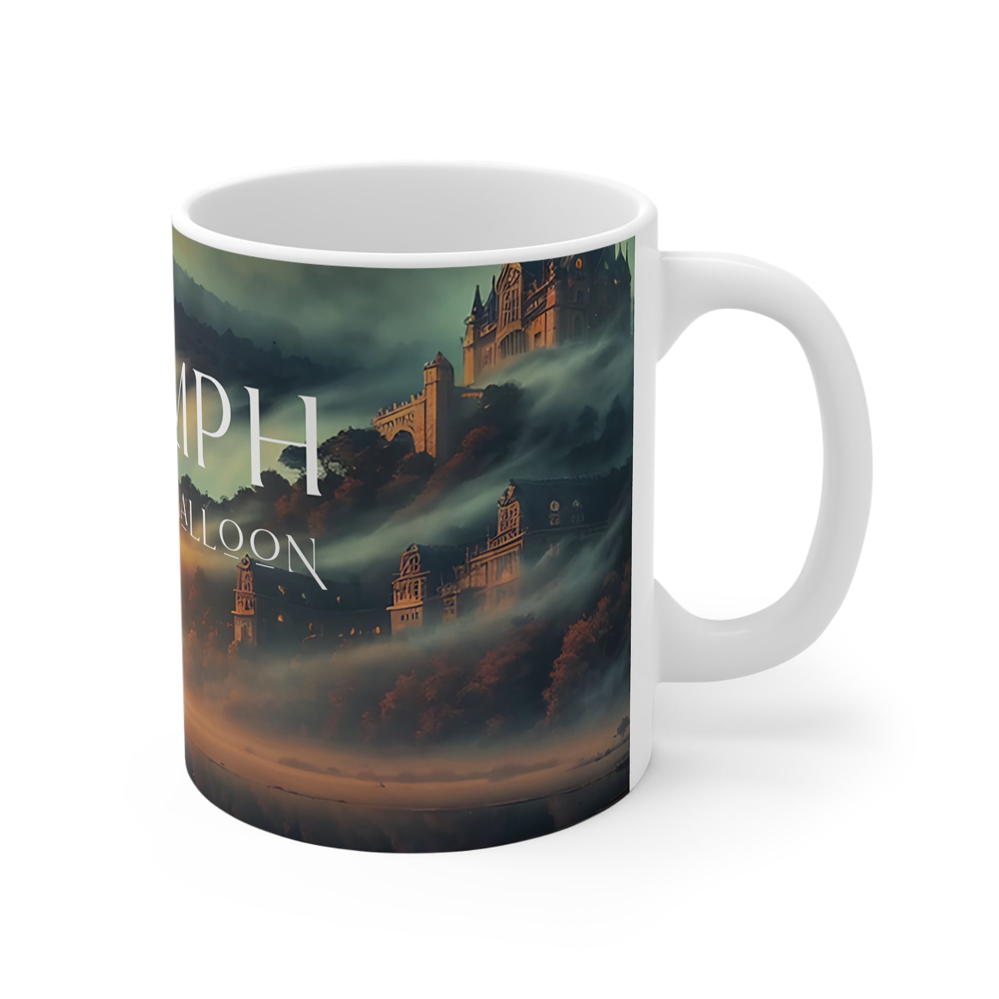 Triumph, "Through the Clouds" Album Tattooed Balloon Promotion Mug