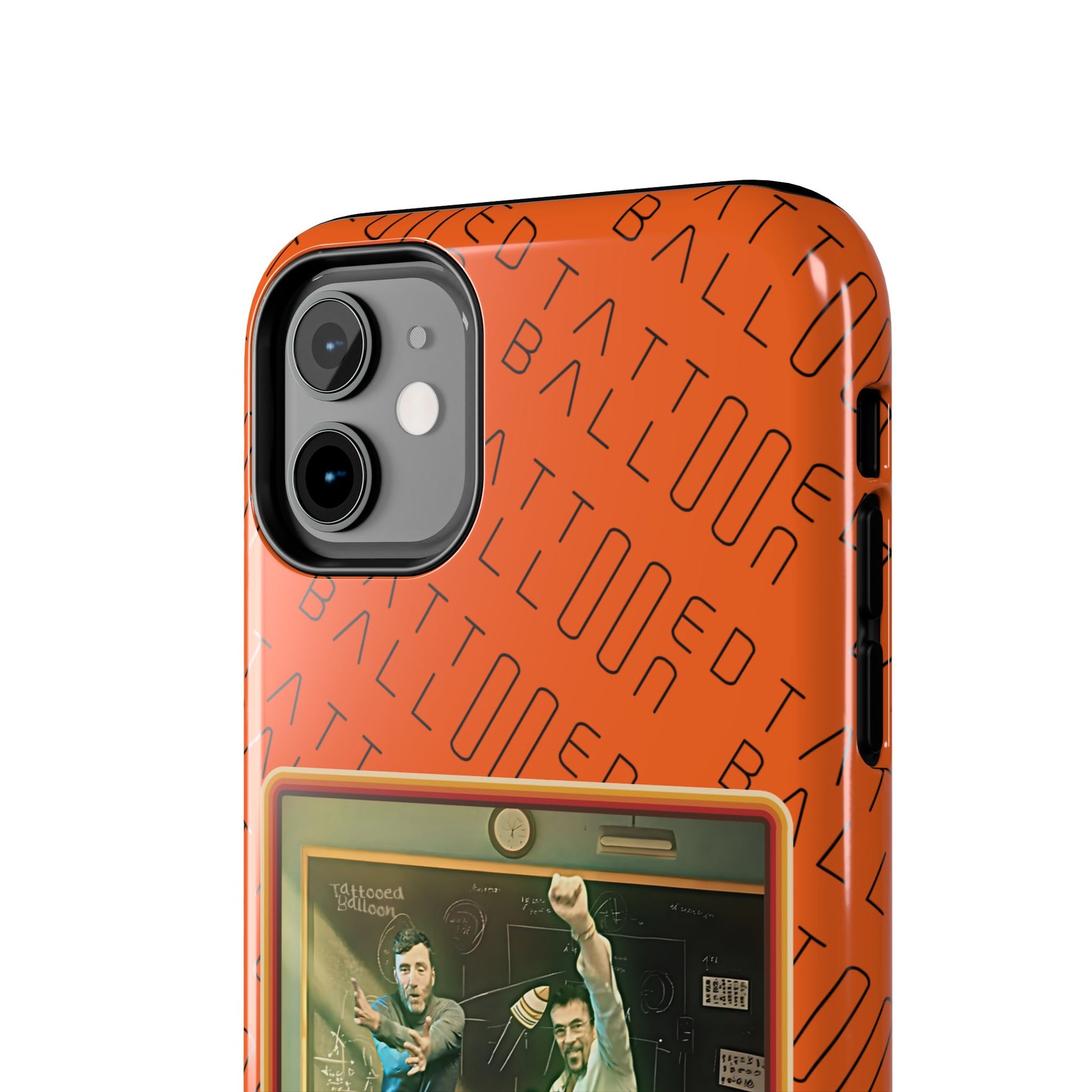Hypersonic By Tattooed Balloon Now in the Palm of you hand!, Unique Phone Cover Orange