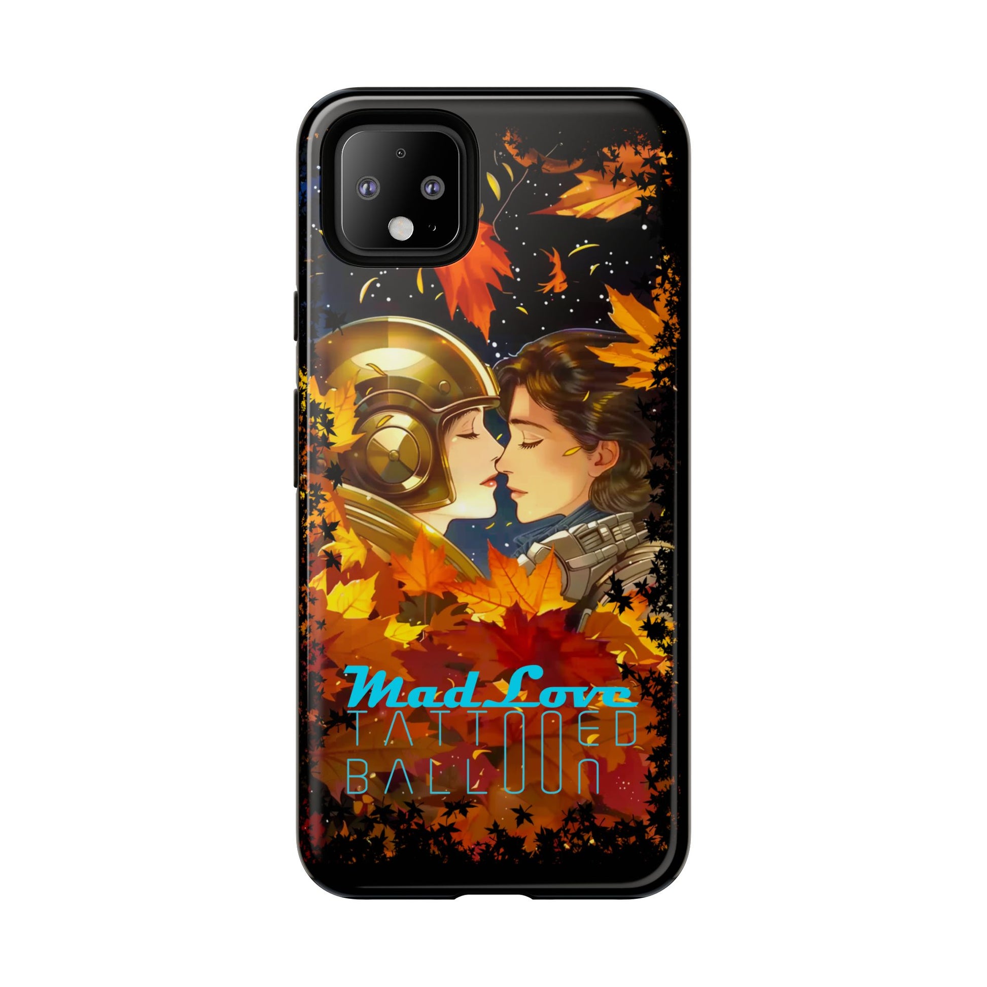"Mad Love" Phone Case, Fall Themed Phone Accessory, Cute Couple Protector, Seasonal Tech Accessories, Gift for Him or Her