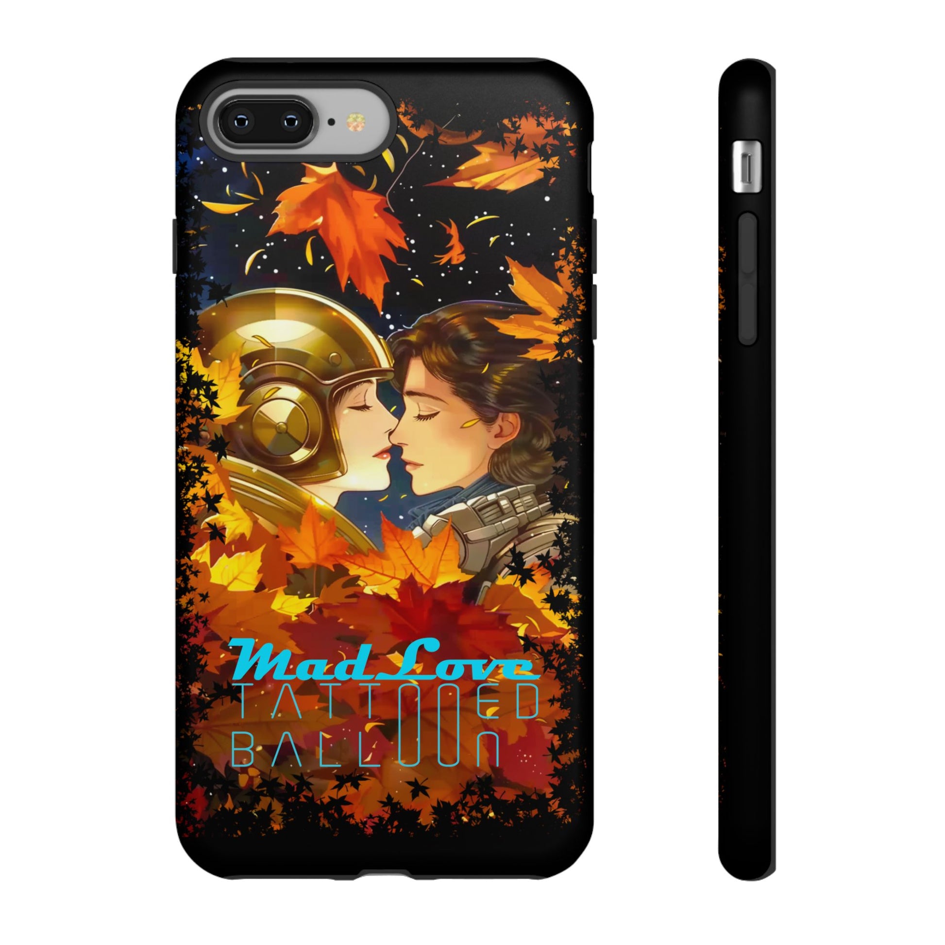 "Mad Love" Phone Case, Fall Themed Phone Accessory, Cute Couple Protector, Seasonal Tech Accessories, Gift for Him or Her