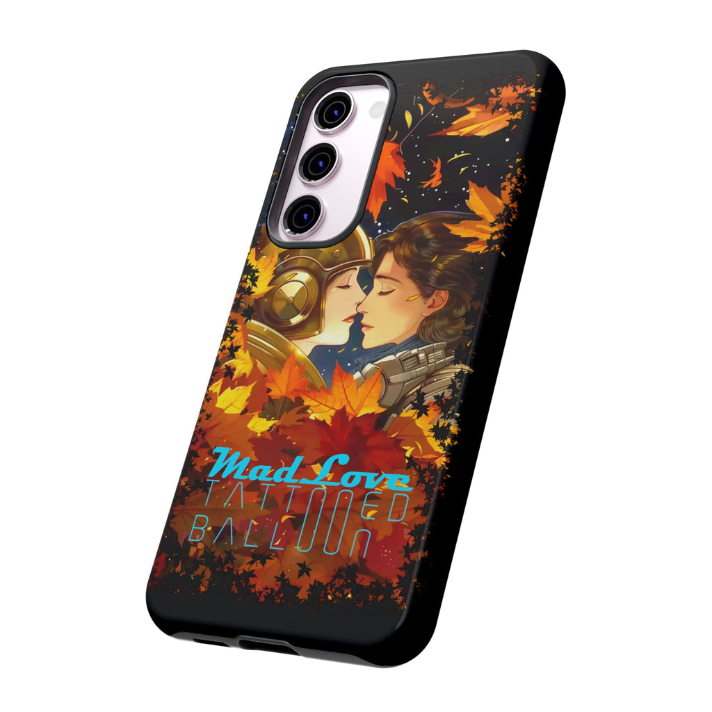 "Mad Love" Phone Case, Fall Themed Phone Accessory, Cute Couple Protector, Seasonal Tech Accessories, Gift for Him or Her