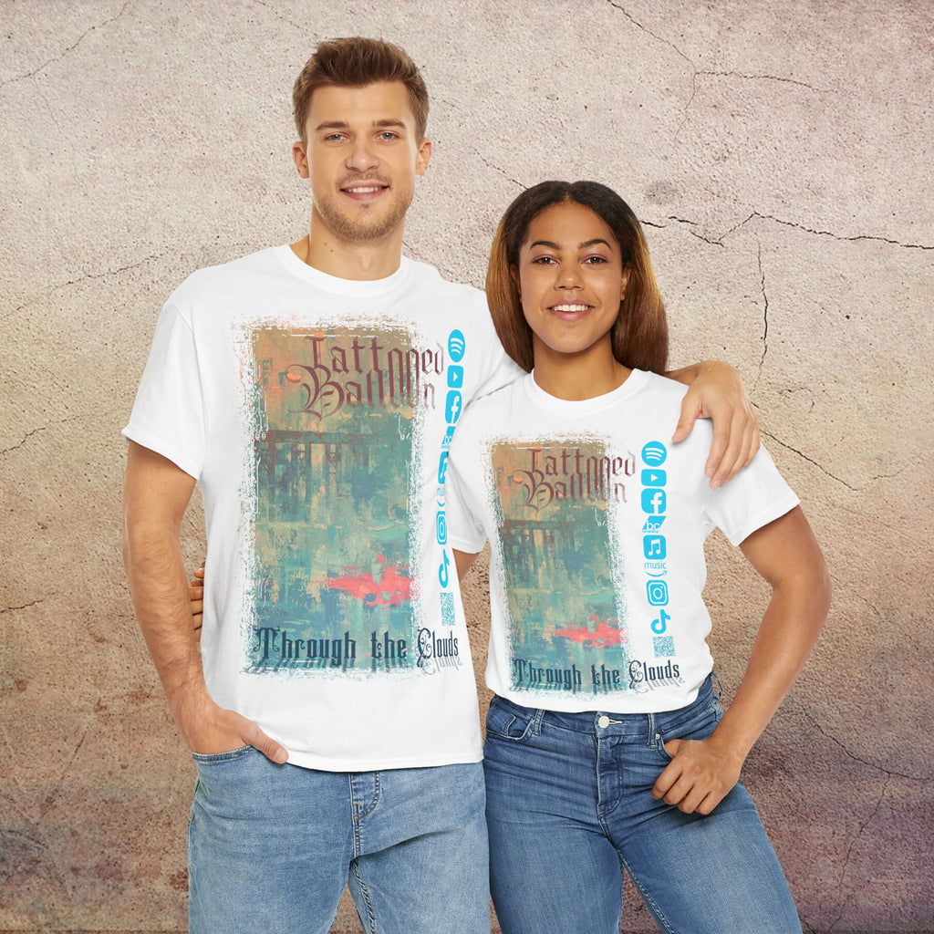 "Through The Clouds" Album Tee by Tattooed Balloon, Festival Apparel
