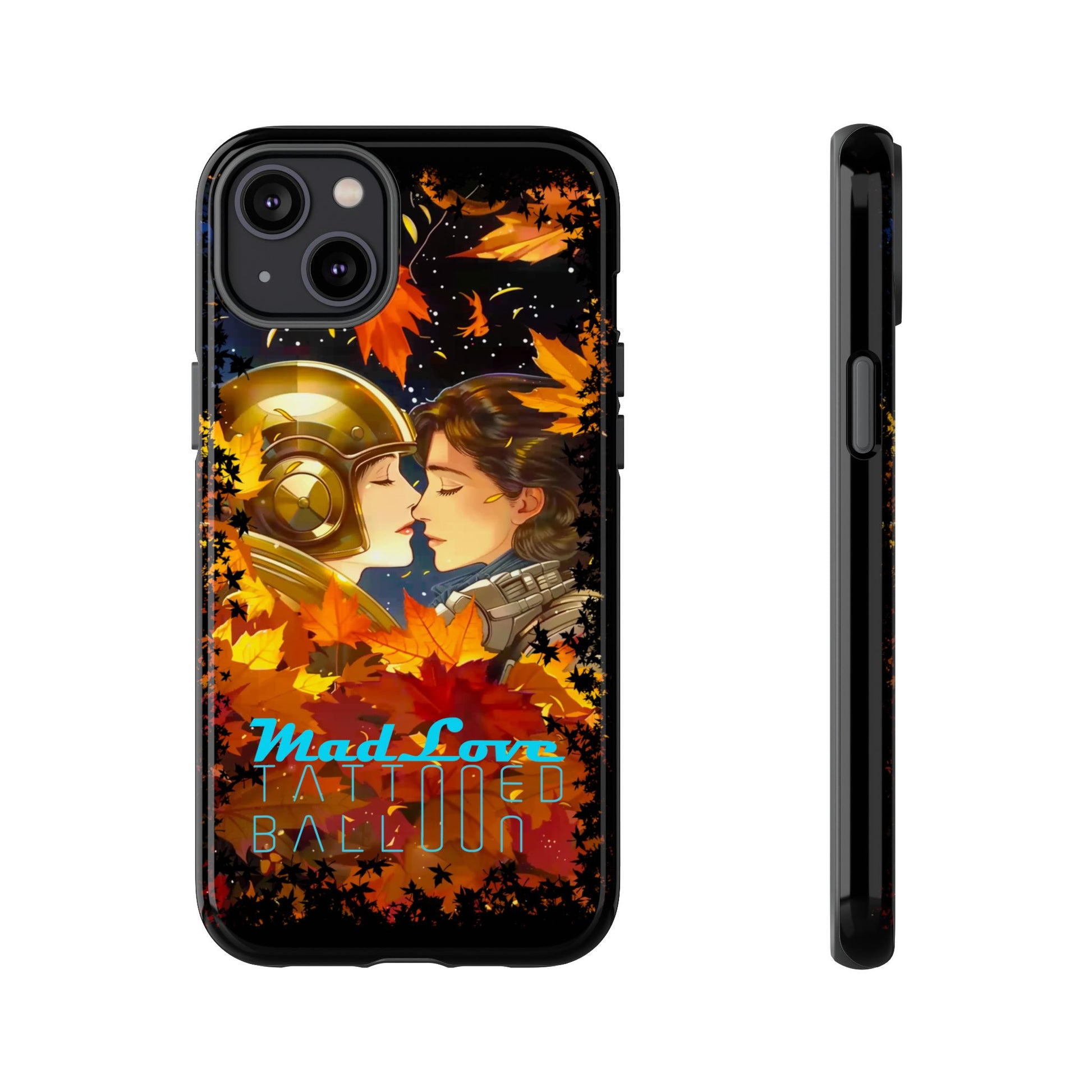 "Mad Love" Phone Case, Fall Themed Phone Accessory, Cute Couple Protector, Seasonal Tech Accessories, Gift for Him or Her