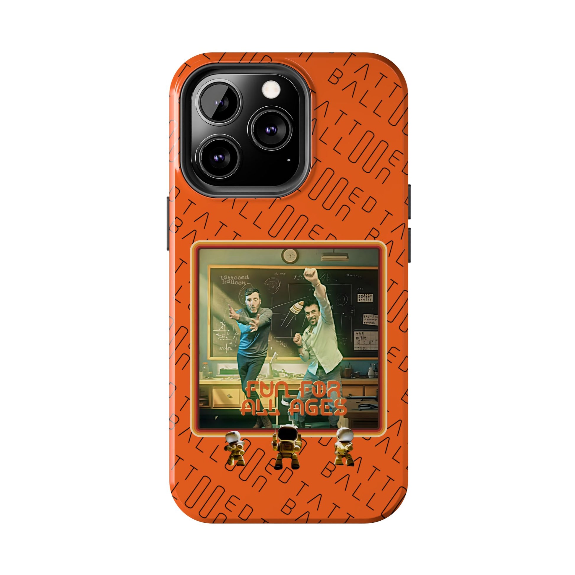 Hypersonic By Tattooed Balloon Now in the Palm of you hand!, Unique Phone Cover Orange
