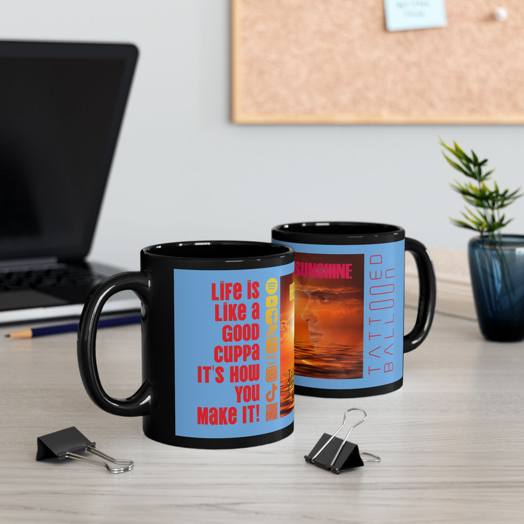 Hello Sunshine, Unique Gift for TB Lovers,  Retro Coffee Cup