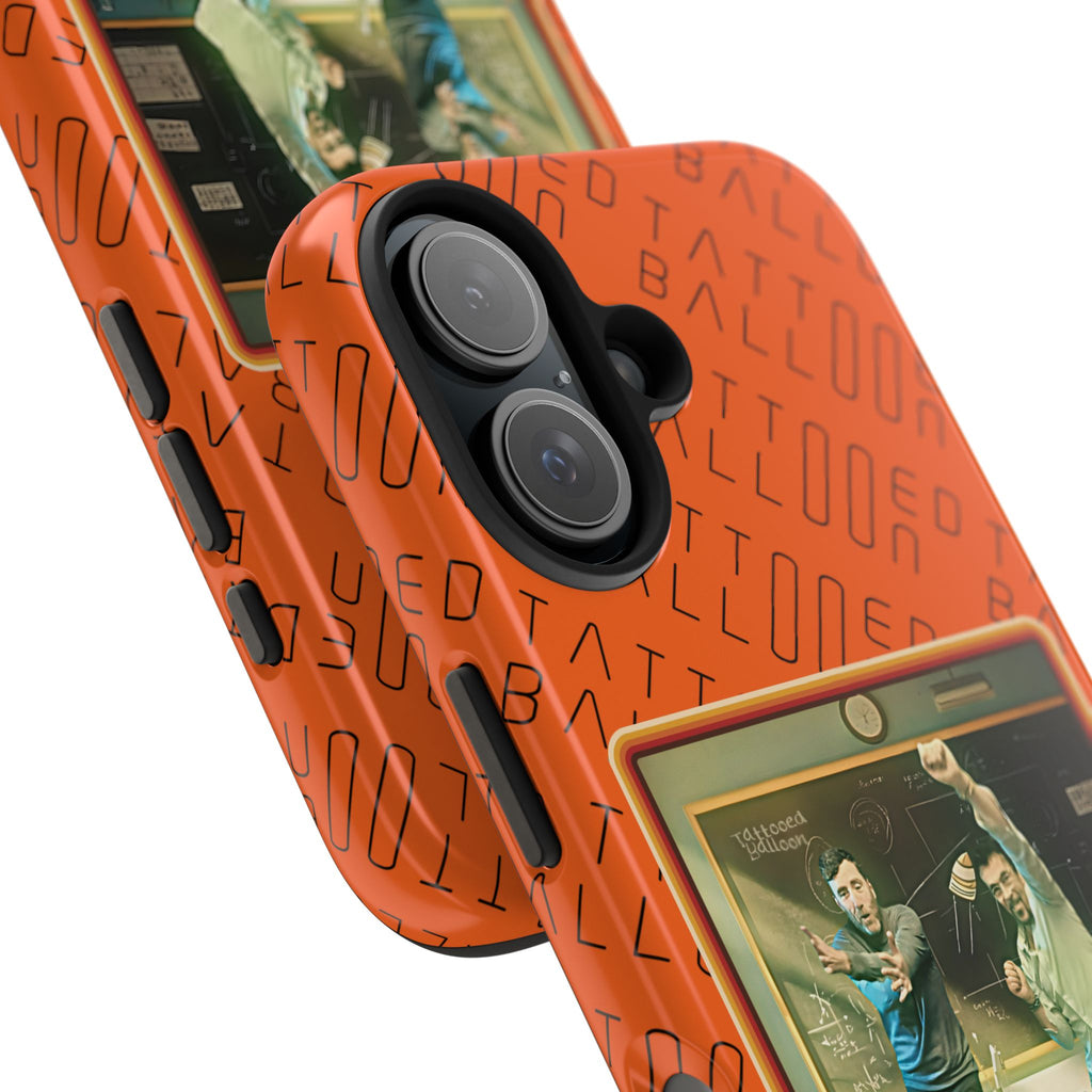 Hypersonic By Tattooed Balloon Now in the Palm of you hand!, Unique Phone Cover Orange