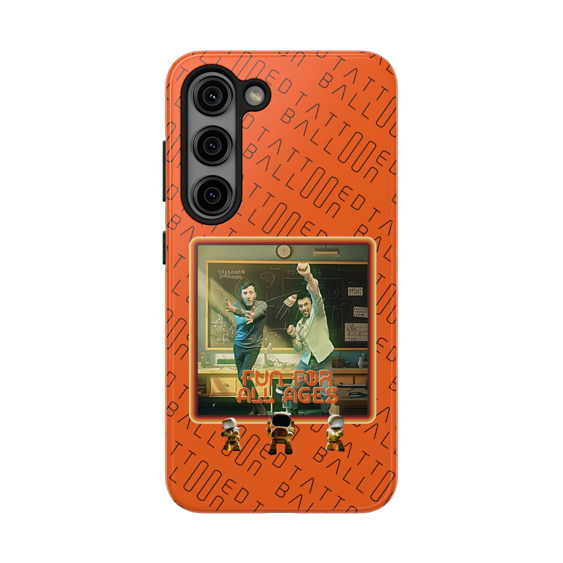 Hypersonic By Tattooed Balloon Now in the Palm of you hand!, Unique Phone Cover Orange