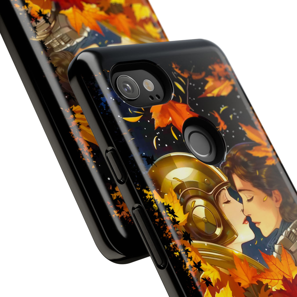 "Mad Love" Phone Case, Fall Themed Phone Accessory, Cute Couple Protector, Seasonal Tech Accessories, Gift for Him or Her