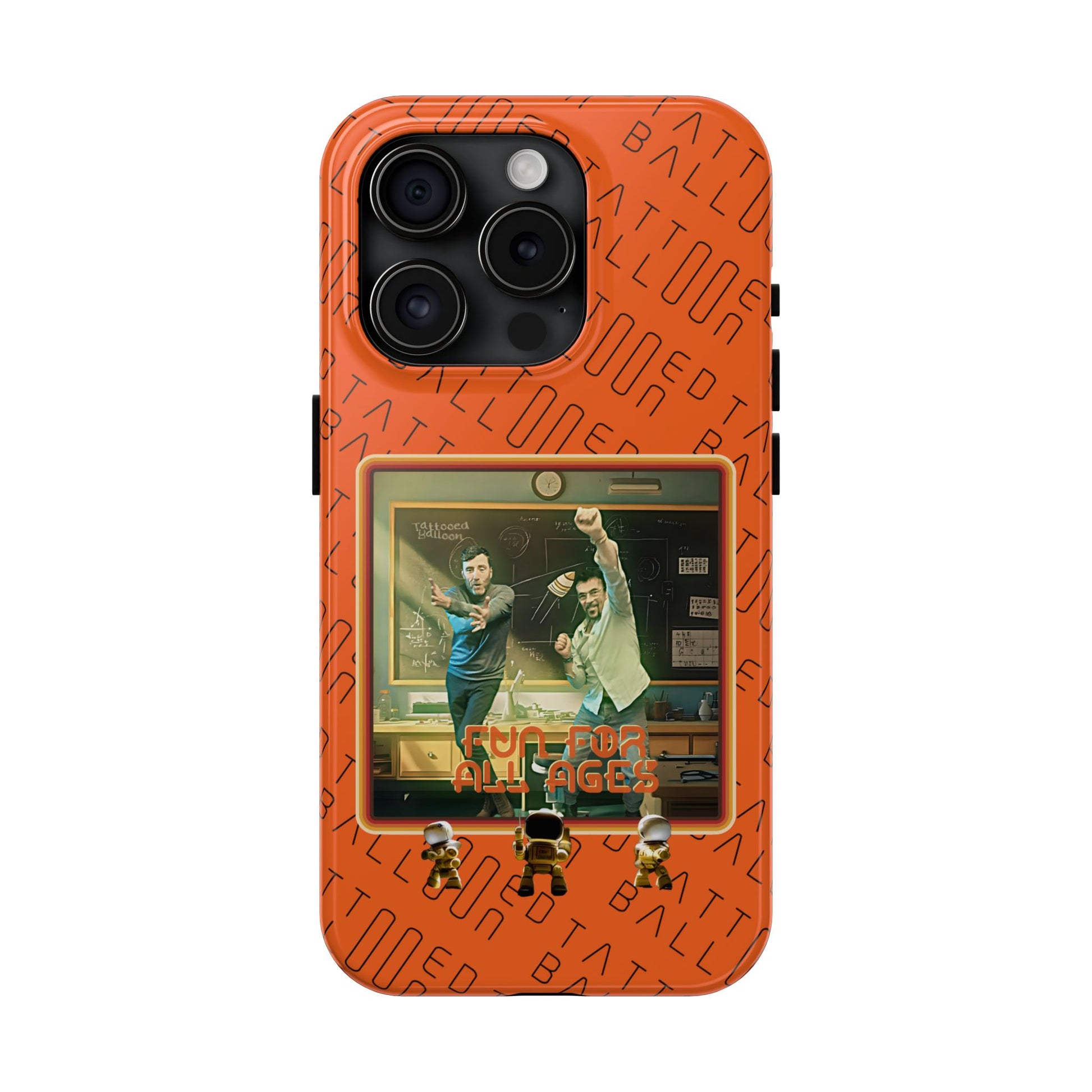 Hypersonic By Tattooed Balloon Now in the Palm of you hand!, Unique Phone Cover Orange