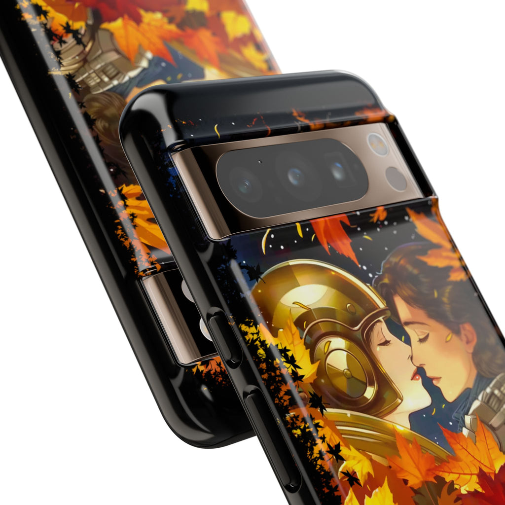 "Mad Love" Phone Case, Fall Themed Phone Accessory, Cute Couple Protector, Seasonal Tech Accessories, Gift for Him or Her