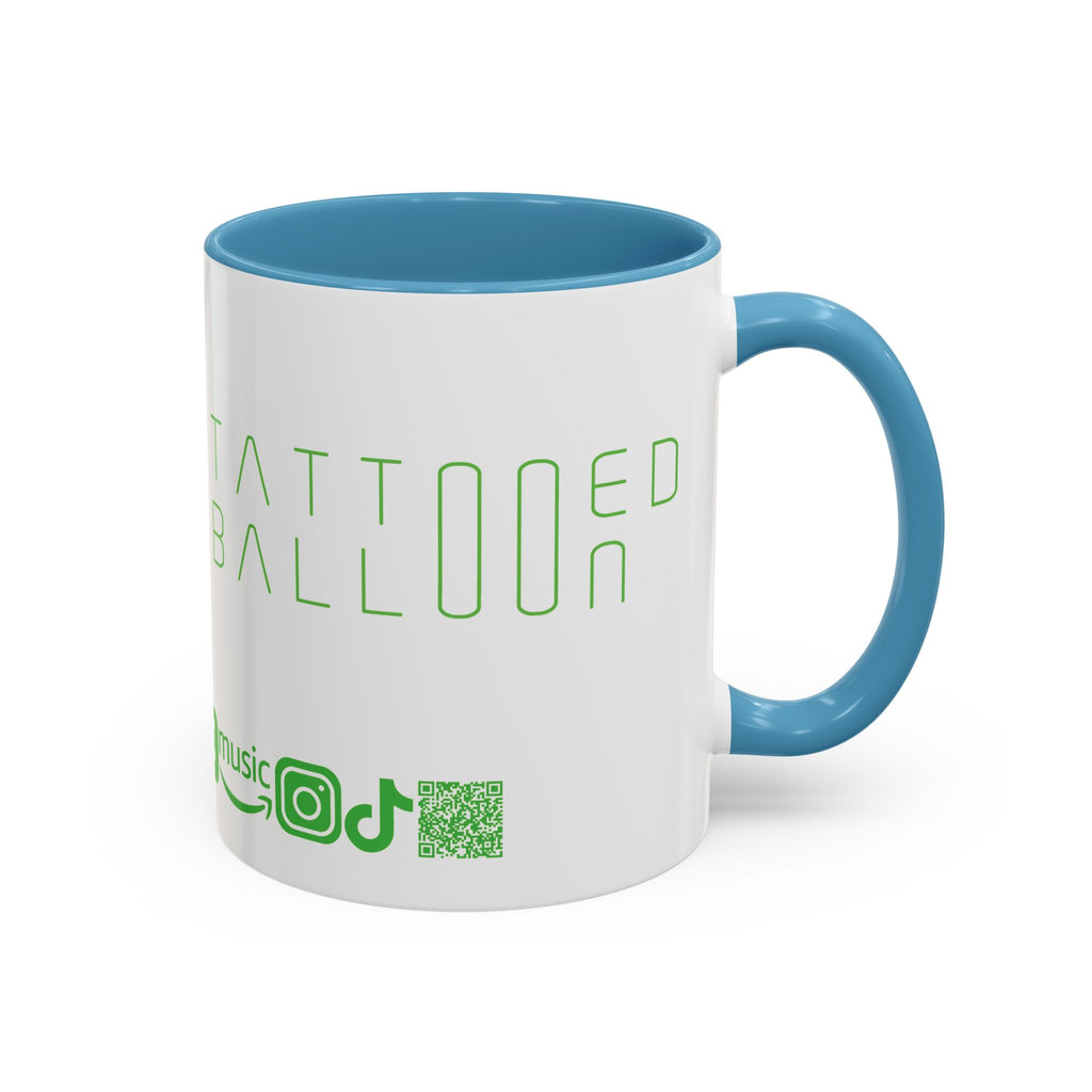 "Zapper" by Tattooed Balloon, Accent Coffee Mug for TB Lovers.
