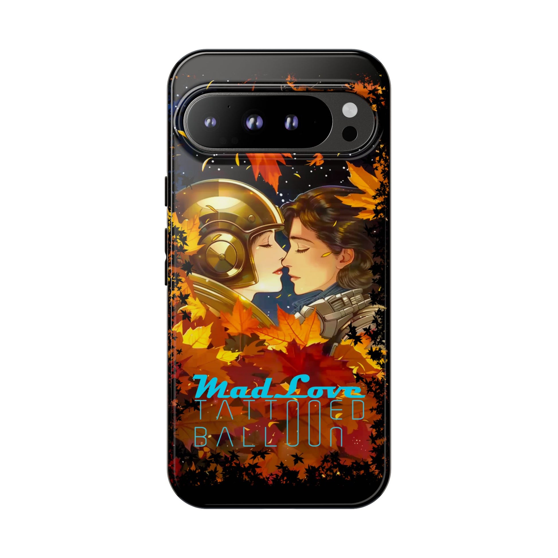 "Mad Love" Phone Case, Fall Themed Phone Accessory, Cute Couple Protector, Seasonal Tech Accessories, Gift for Him or Her