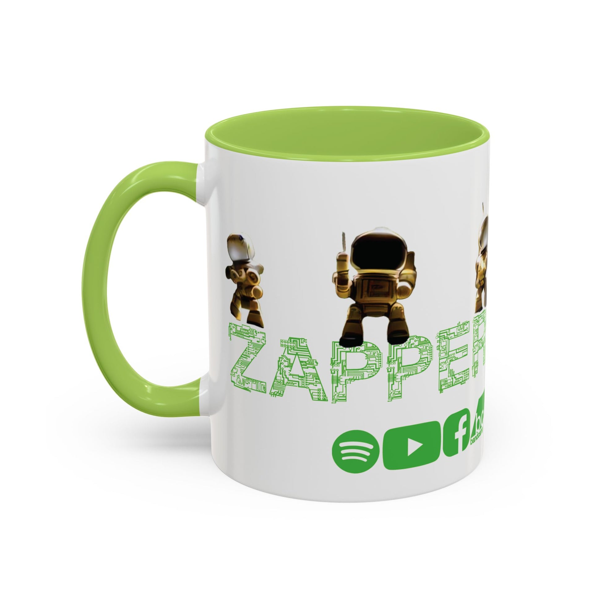 "Zapper" by Tattooed Balloon, Accent Coffee Mug for TB Lovers.