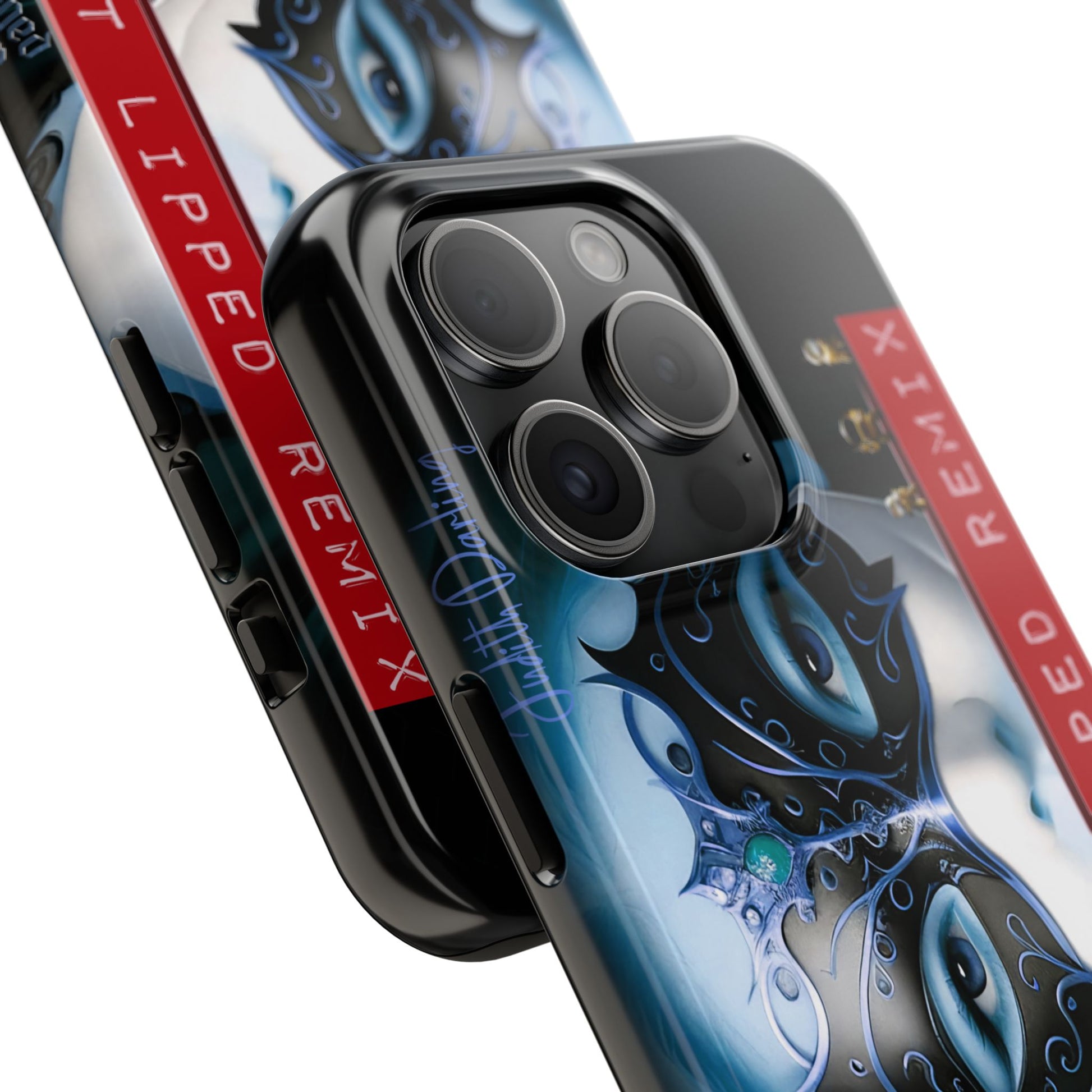 "Judith Darling" By Tattooed Balloon Now in the Palm of you hand!, Unique Phone Cover (Black)