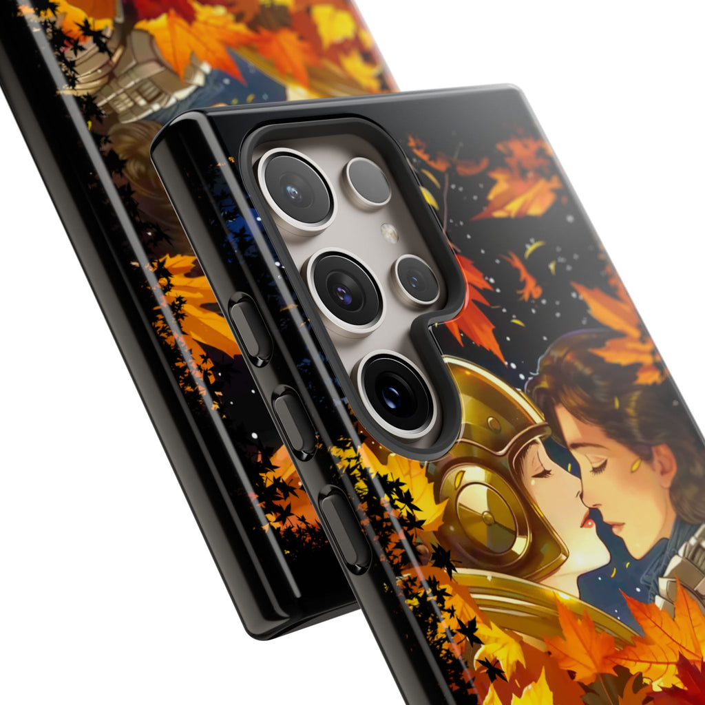 "Mad Love" Phone Case, Fall Themed Phone Accessory, Cute Couple Protector, Seasonal Tech Accessories, Gift for Him or Her