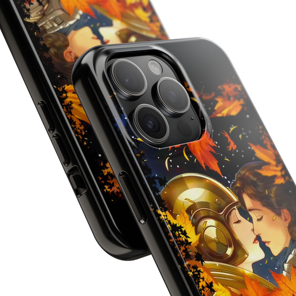 Tattooed Balloon, Unique Phone Covers, Mad Love Design, Autumn Vibes, Romantic Quotes Tough Phone Cases for Her | Fall Accessories, Couple Gifts,