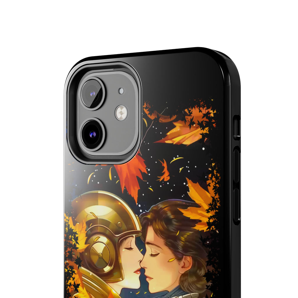 Tattooed Balloon, Unique Phone Covers, Mad Love Design, Autumn Vibes, Romantic Quotes Tough Phone Cases for Her | Fall Accessories, Couple Gifts,