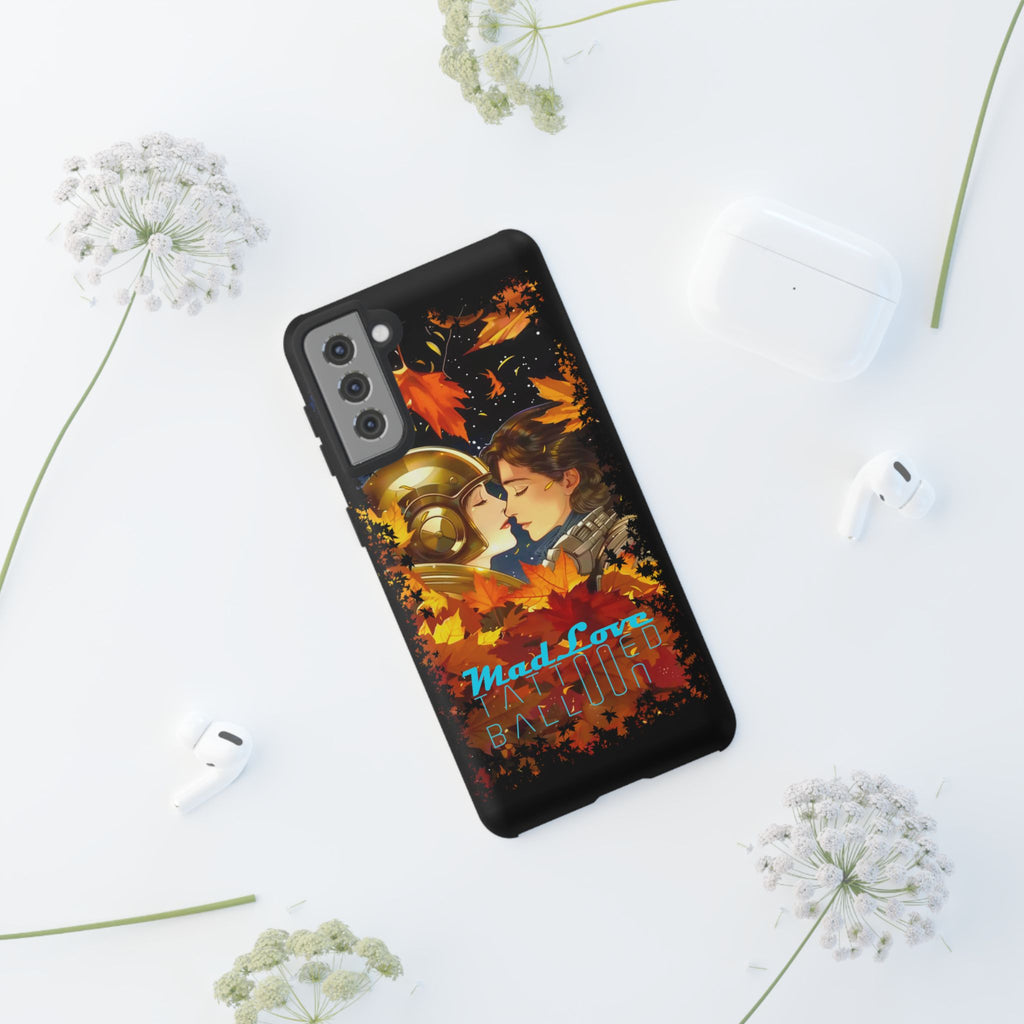 "Mad Love" Phone Case, Fall Themed Phone Accessory, Cute Couple Protector, Seasonal Tech Accessories, Gift for Him or Her