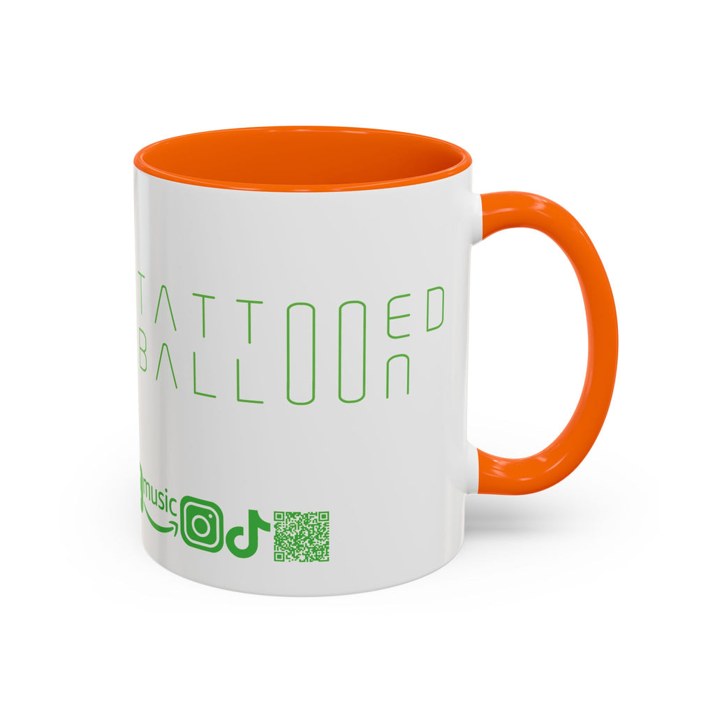 "Zapper" by Tattooed Balloon, Accent Coffee Mug for TB Lovers.