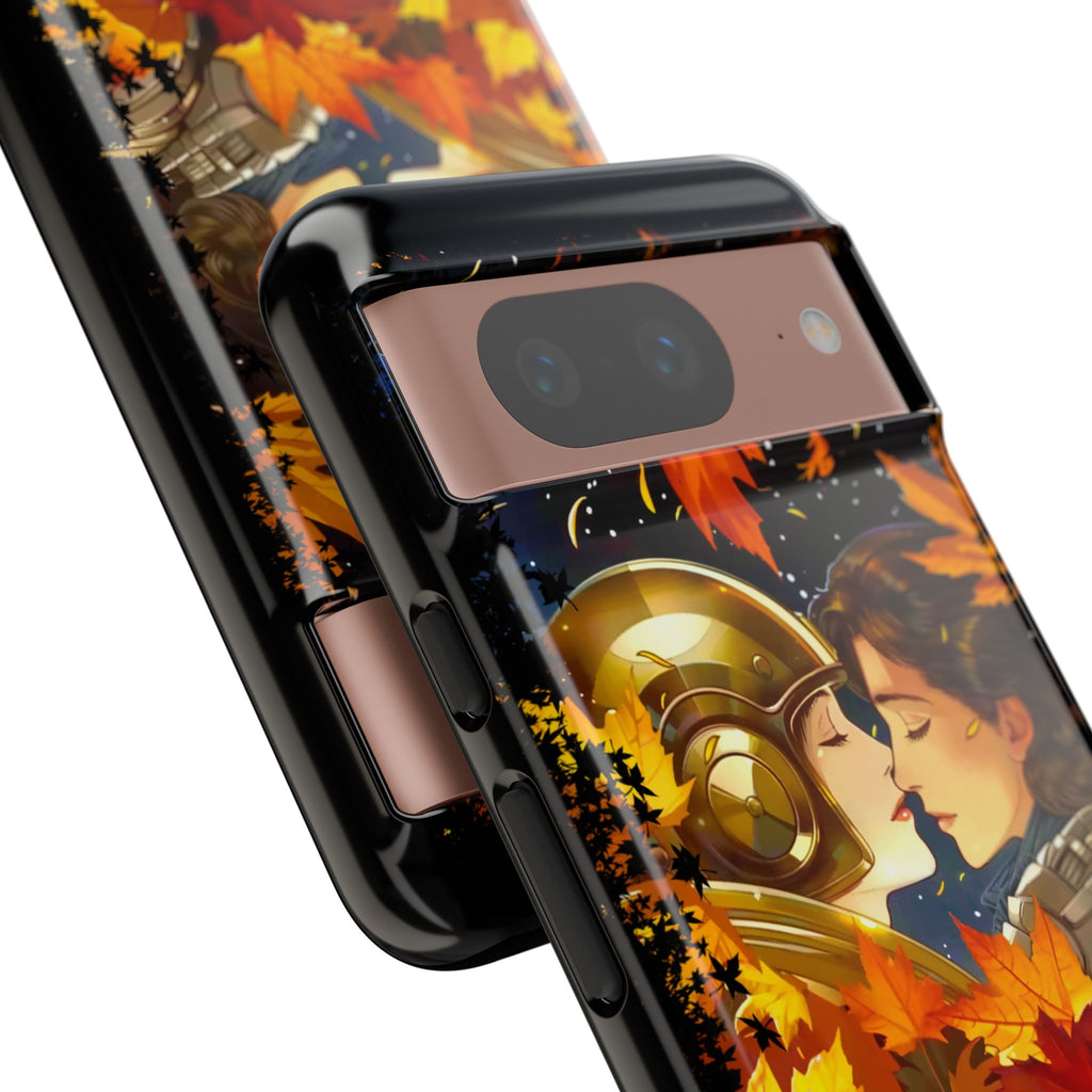 "Mad Love" Phone Case, Fall Themed Phone Accessory, Cute Couple Protector, Seasonal Tech Accessories, Gift for Him or Her