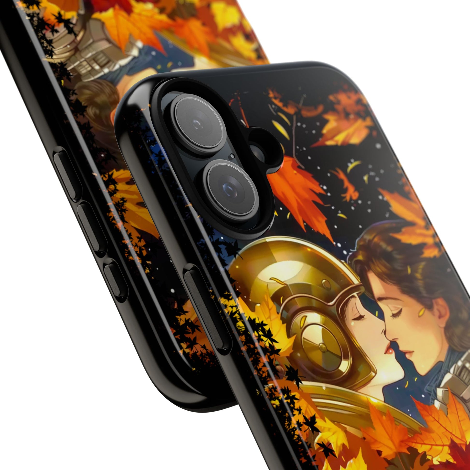 "Mad Love" Phone Case, Fall Themed Phone Accessory, Cute Couple Protector, Seasonal Tech Accessories, Gift for Him or Her