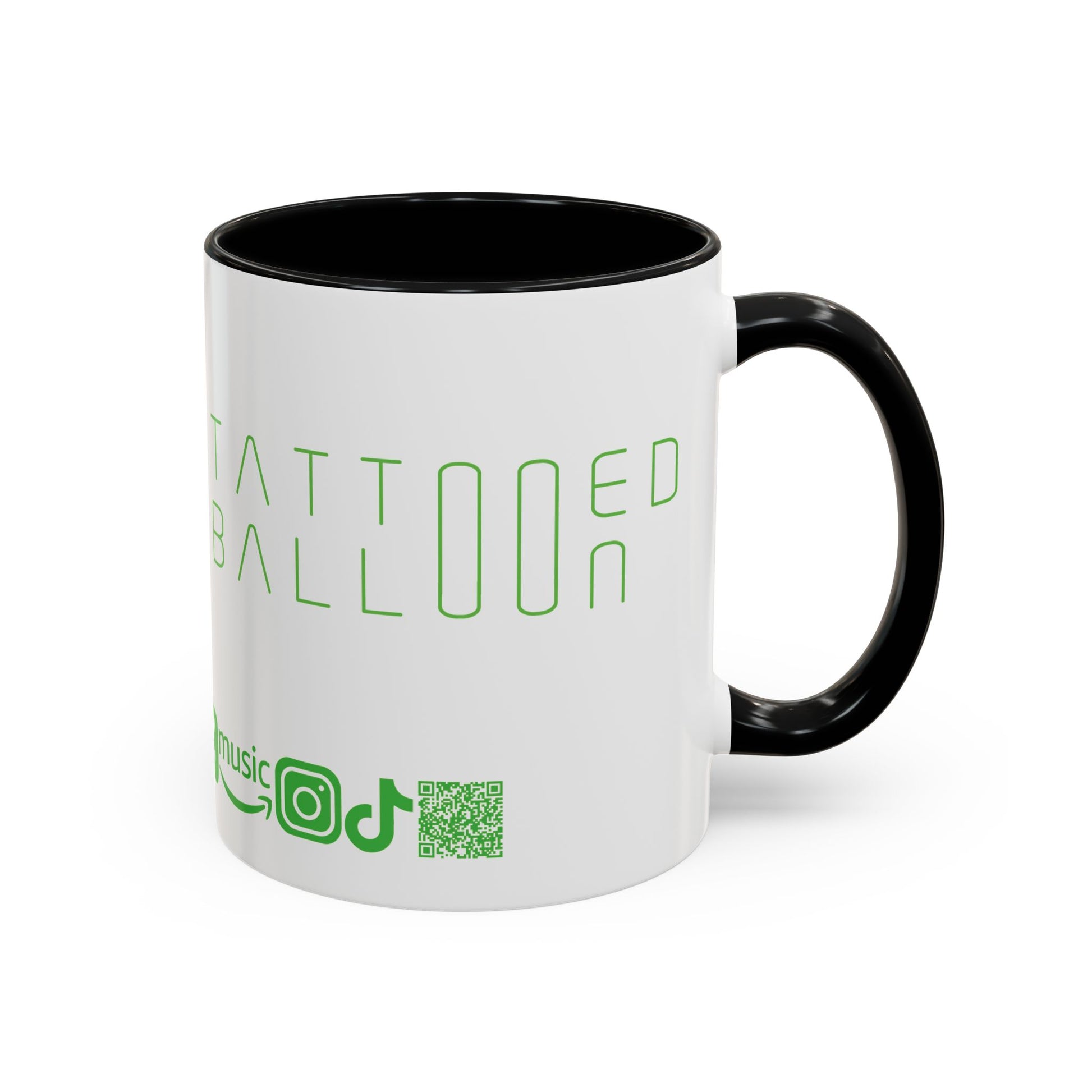 "Zapper" by Tattooed Balloon, Accent Coffee Mug for TB Lovers.