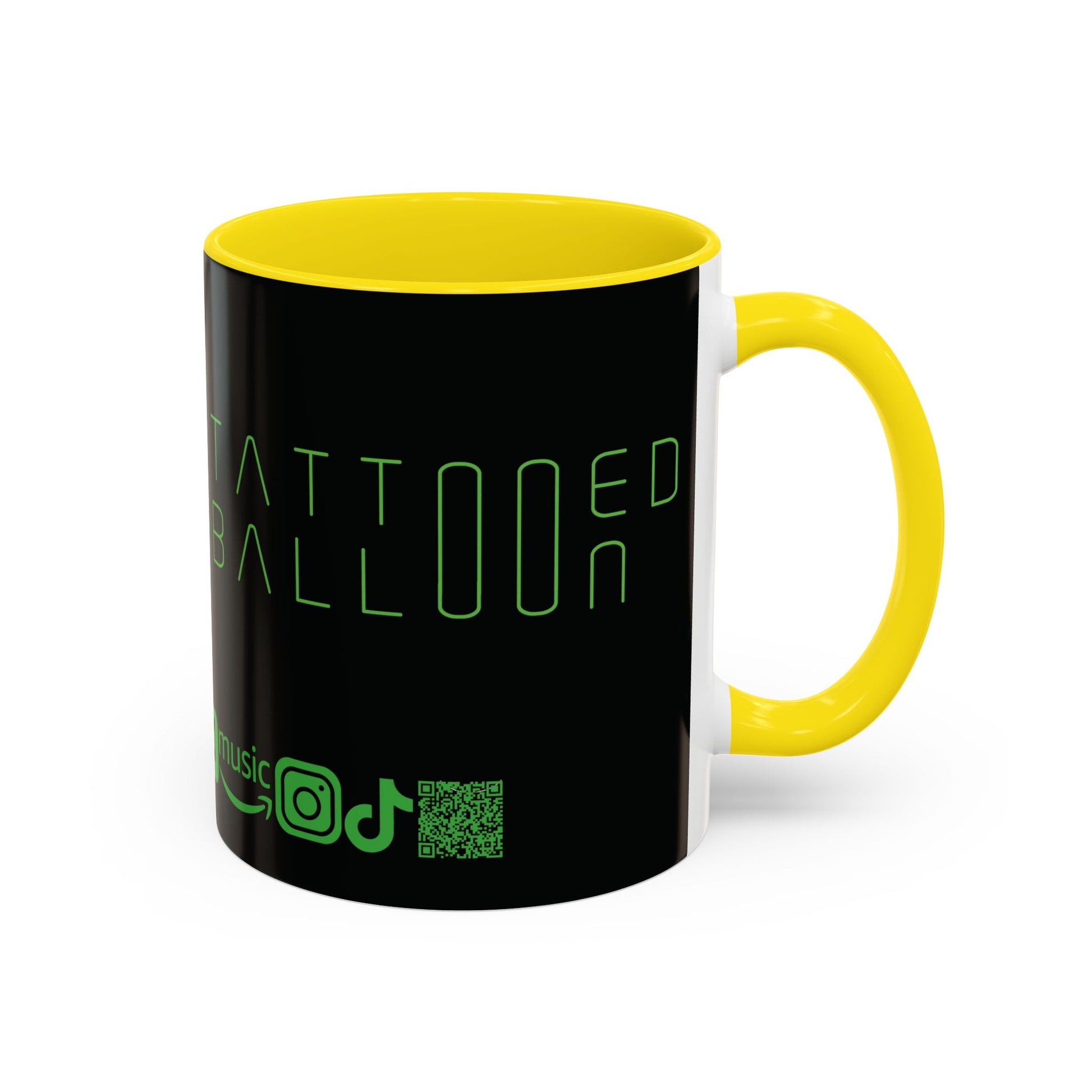 "Zapper" by Tattooed Balloon,  Accent Coffee Mug for TB Lovers
