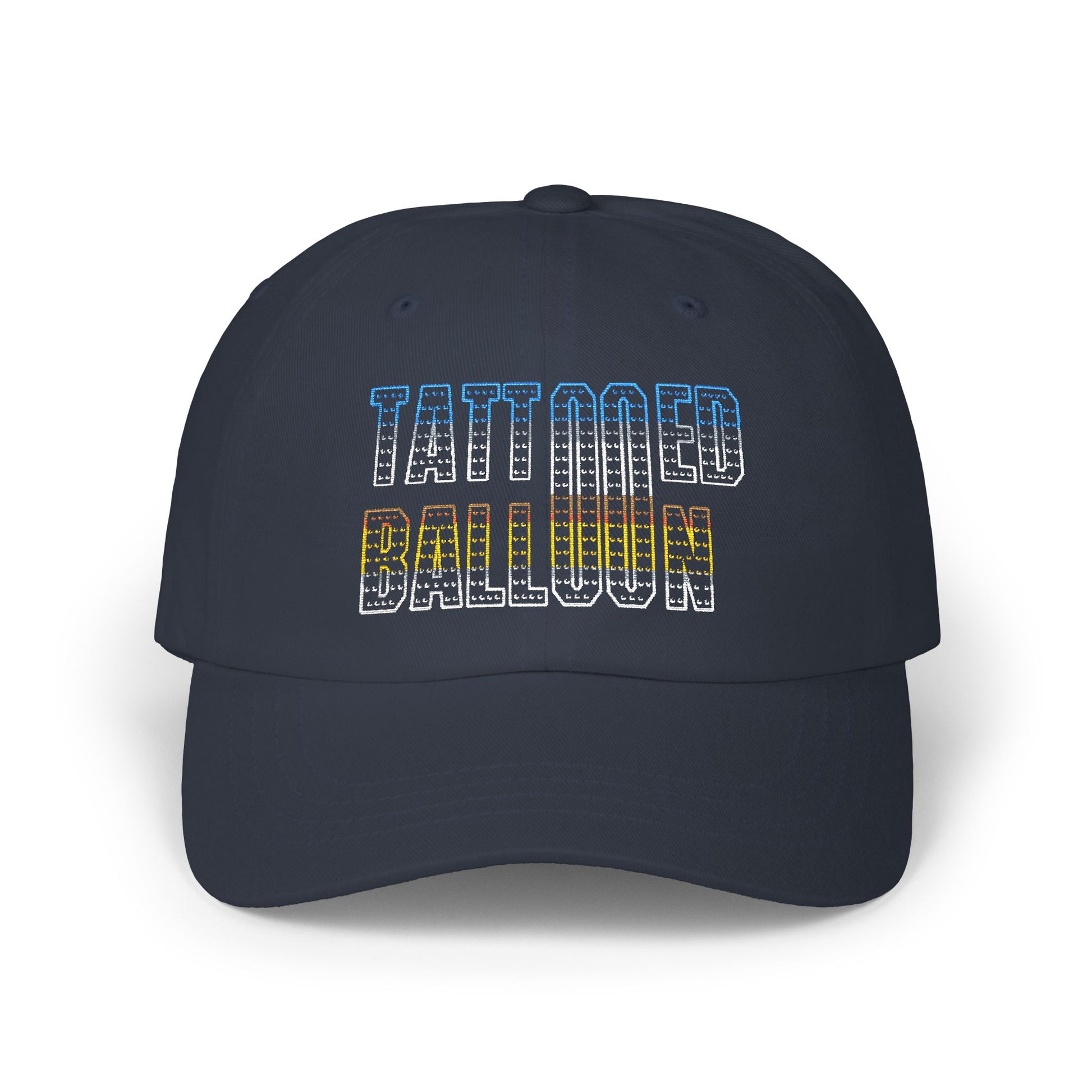 Stylish Dad Cap with "Tattooed Balloon" Design - Perfect Gift for Dads, Fashion Accessory, Unisex Hat, Summer Style, Everyday Wear