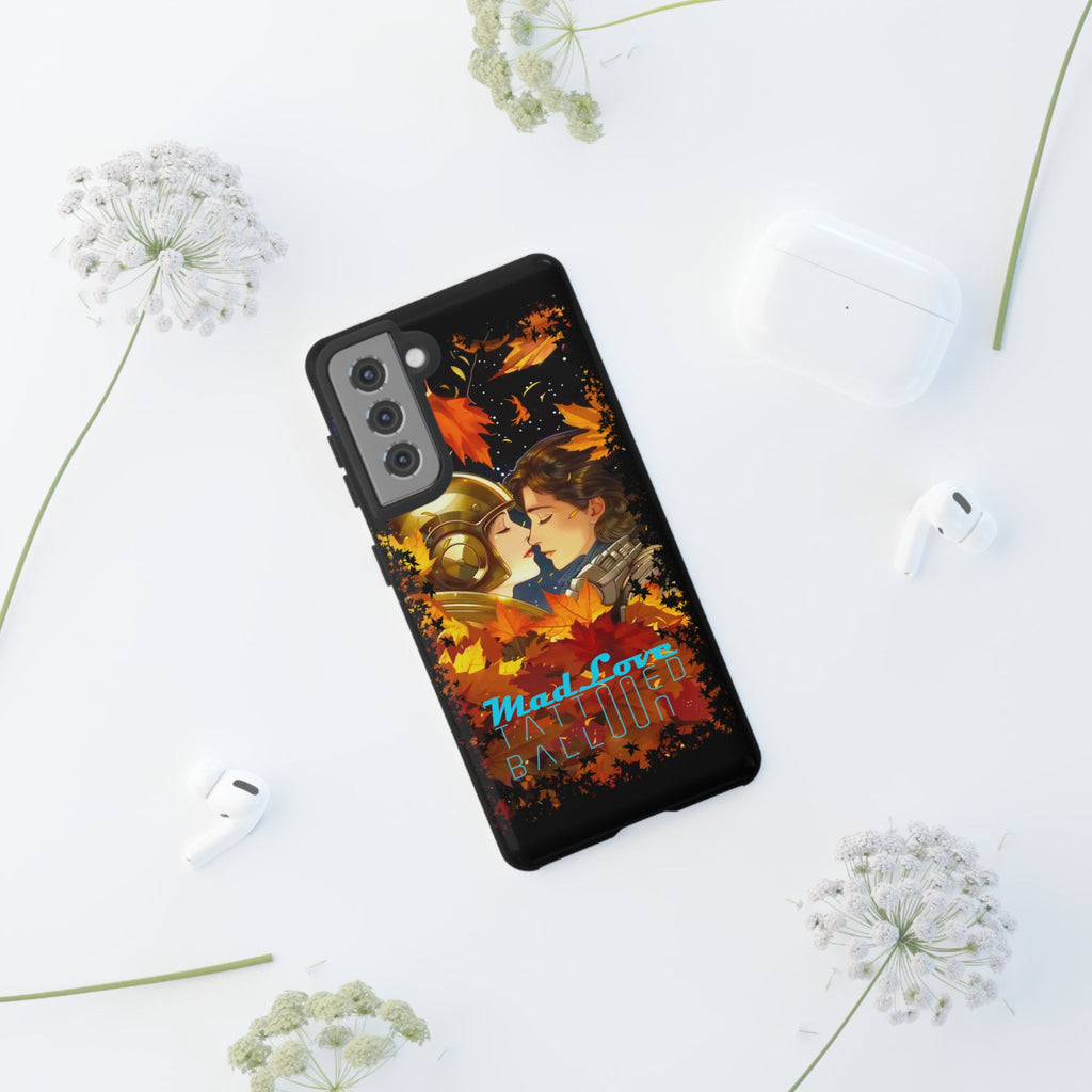 "Mad Love" Phone Case, Fall Themed Phone Accessory, Cute Couple Protector, Seasonal Tech Accessories, Gift for Him or Her