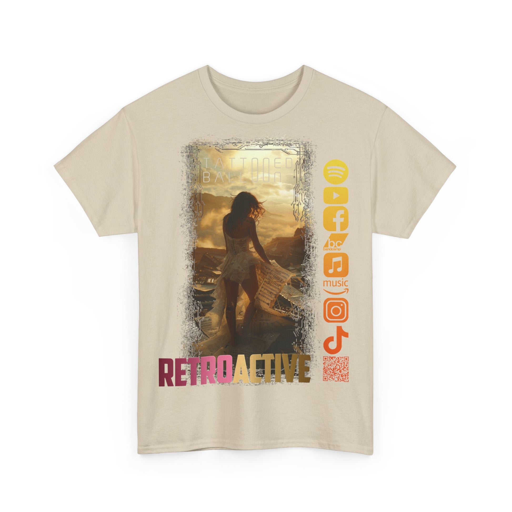Retro-Active Tee by Tattooed Balloon, Festival Apparel