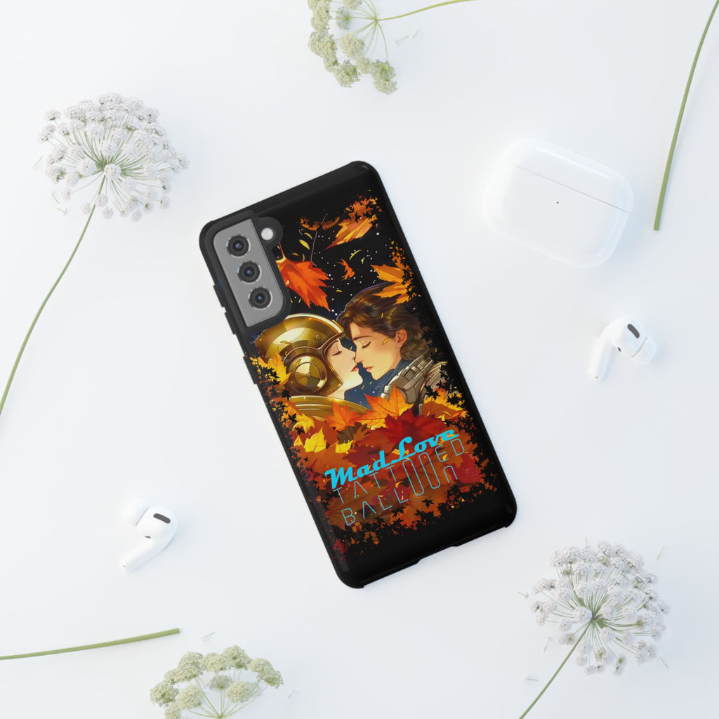 "Mad Love" Phone Case, Fall Themed Phone Accessory, Cute Couple Protector, Seasonal Tech Accessories, Gift for Him or Her
