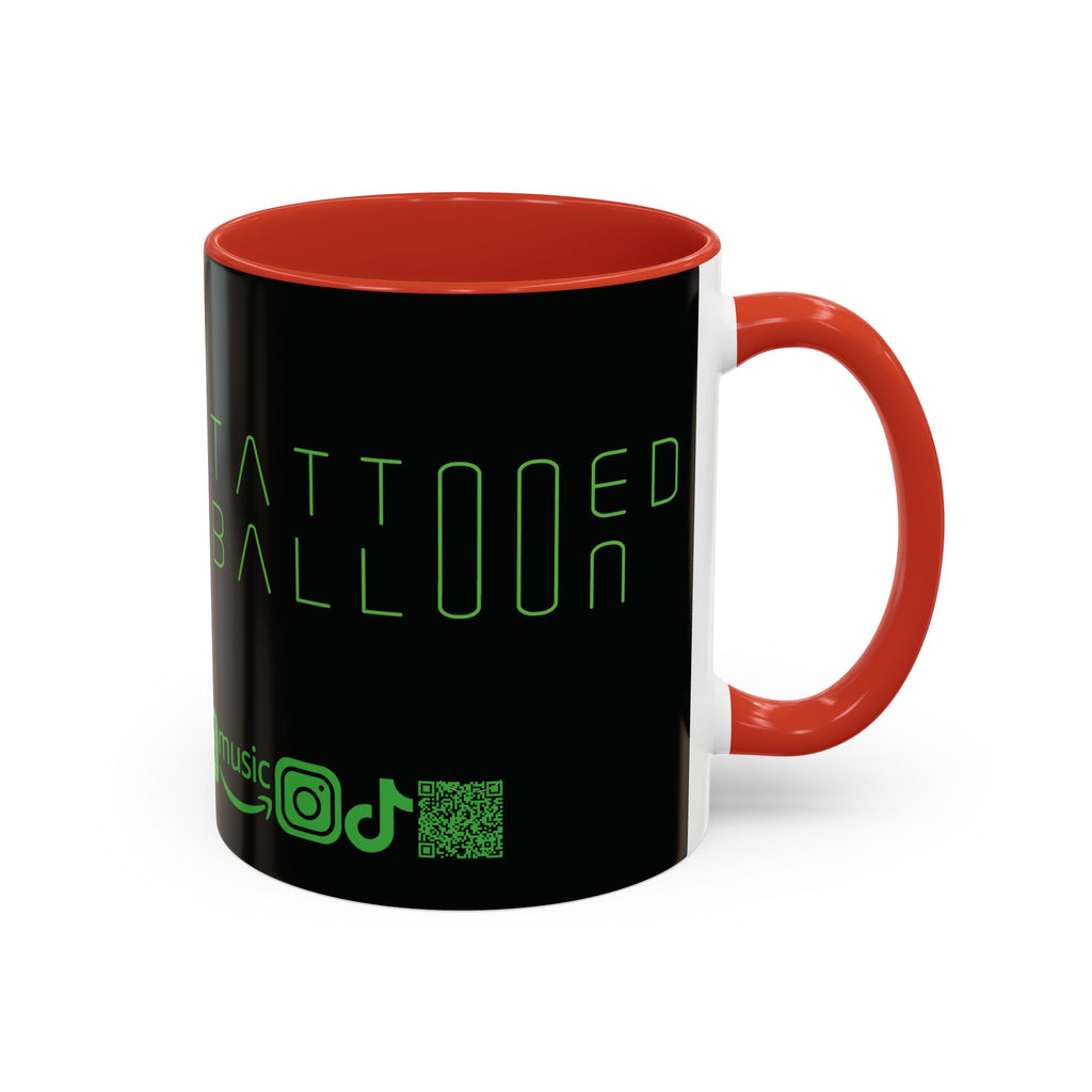 "Zapper" by Tattooed Balloon,  Accent Coffee Mug for TB Lovers