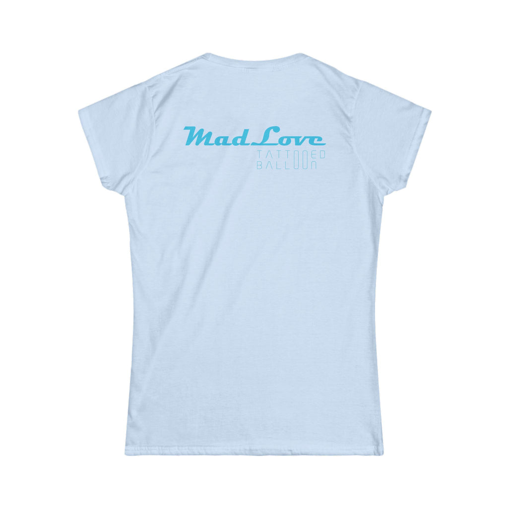 "Mad Love" Women's Tee, Cute Casual Shirt for Couples, Fall Fashion Gift, Autumn T-Shirt, Romantic Gift Idea, Cozy Everyday Wear